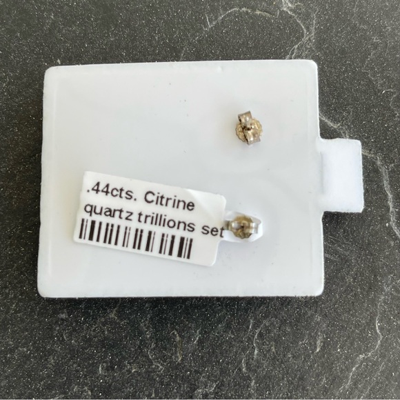 Sterling silver 925 Citrine Earrings - Picture 6 of 8